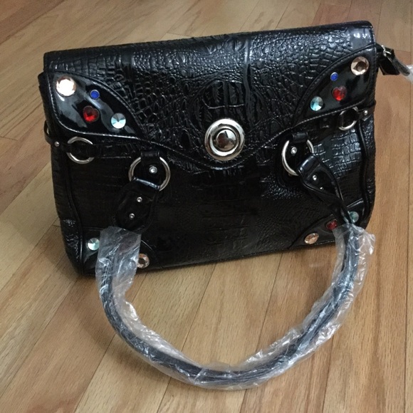 Arcadia U.S.A black purse - Picture 1 of 8